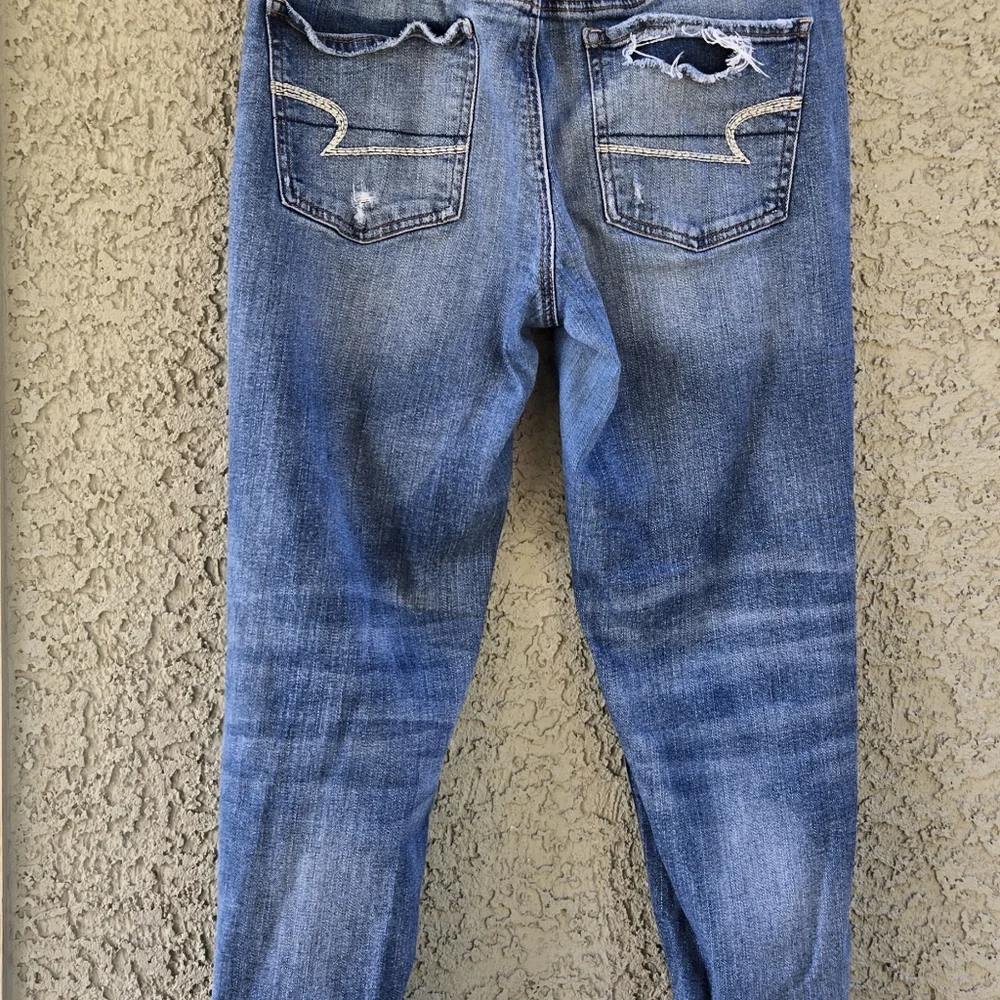 American Eagle Tomgirl Women's Blue Jeans - Picture 7 of 10